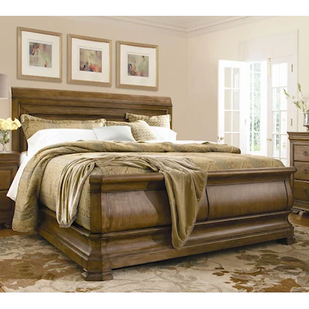 King Louie P's Sleigh Bed